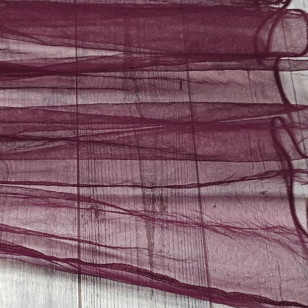 Victoria's Secret Sheer Purple Lace Babydoll Top Size 34C - Picture 5 of 9